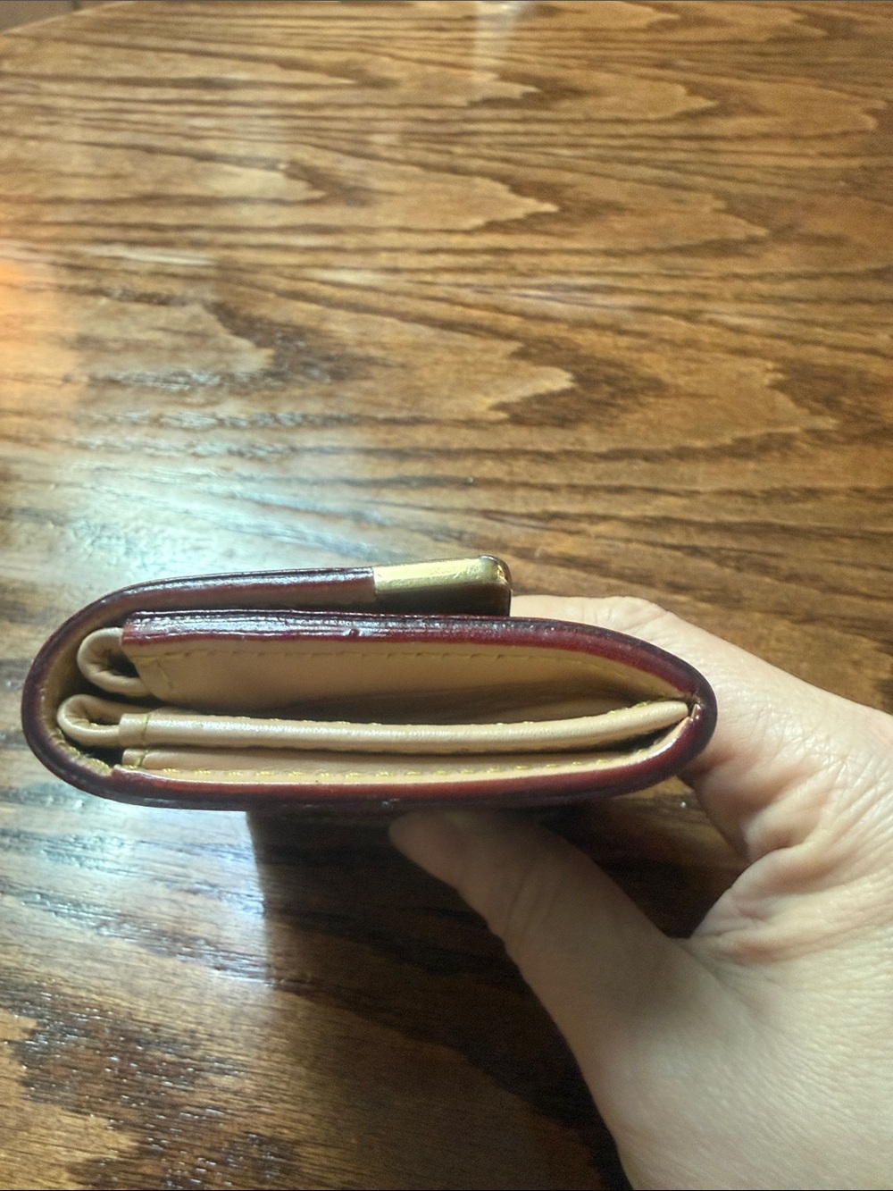 Louis Vuitton Black Multicolor Monogram Trifold Wallet with Tan Trim - Picture 8 of 14